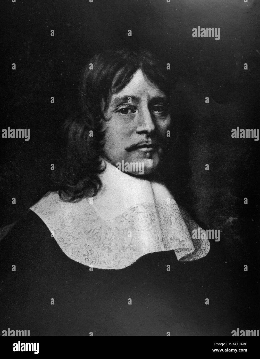 Sovrintendente francese delle Finanze Nicolas Fouquet, pittura anni '1600 Foto Stock