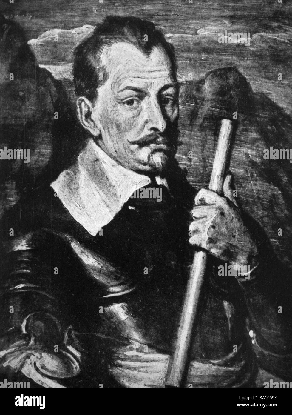 Il capo militare boemo Albrecht von Wallenstein, dipinge anni '1600 Foto Stock