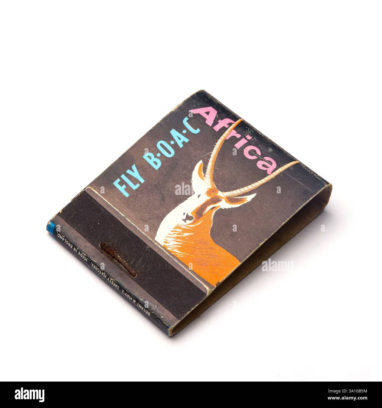 BOAC B.O.A.C vintage matchbook Foto Stock