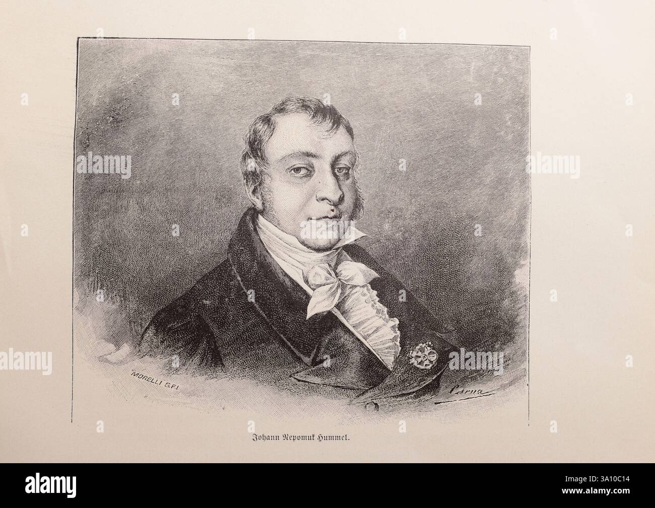 La monarchia austro-ungarica in Word and Image, 1893, Budapest, Johann Nepomuk Hummel, dopo un'incisione contemporanea di Karl Cserna Foto Stock