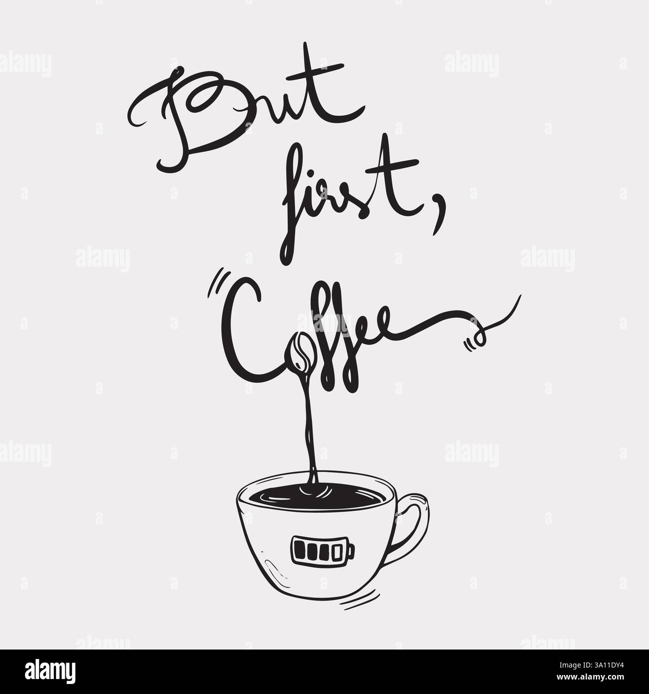Caffè bevanda linea cibo schizzo doodle elemento grafico vettoriale disegnato a mano Illustrazione Vettoriale Caffè bevanda linea cibo schizzo doodle elemento grafico vettoriale disegnato a mano Illustrazione Vettoriale
