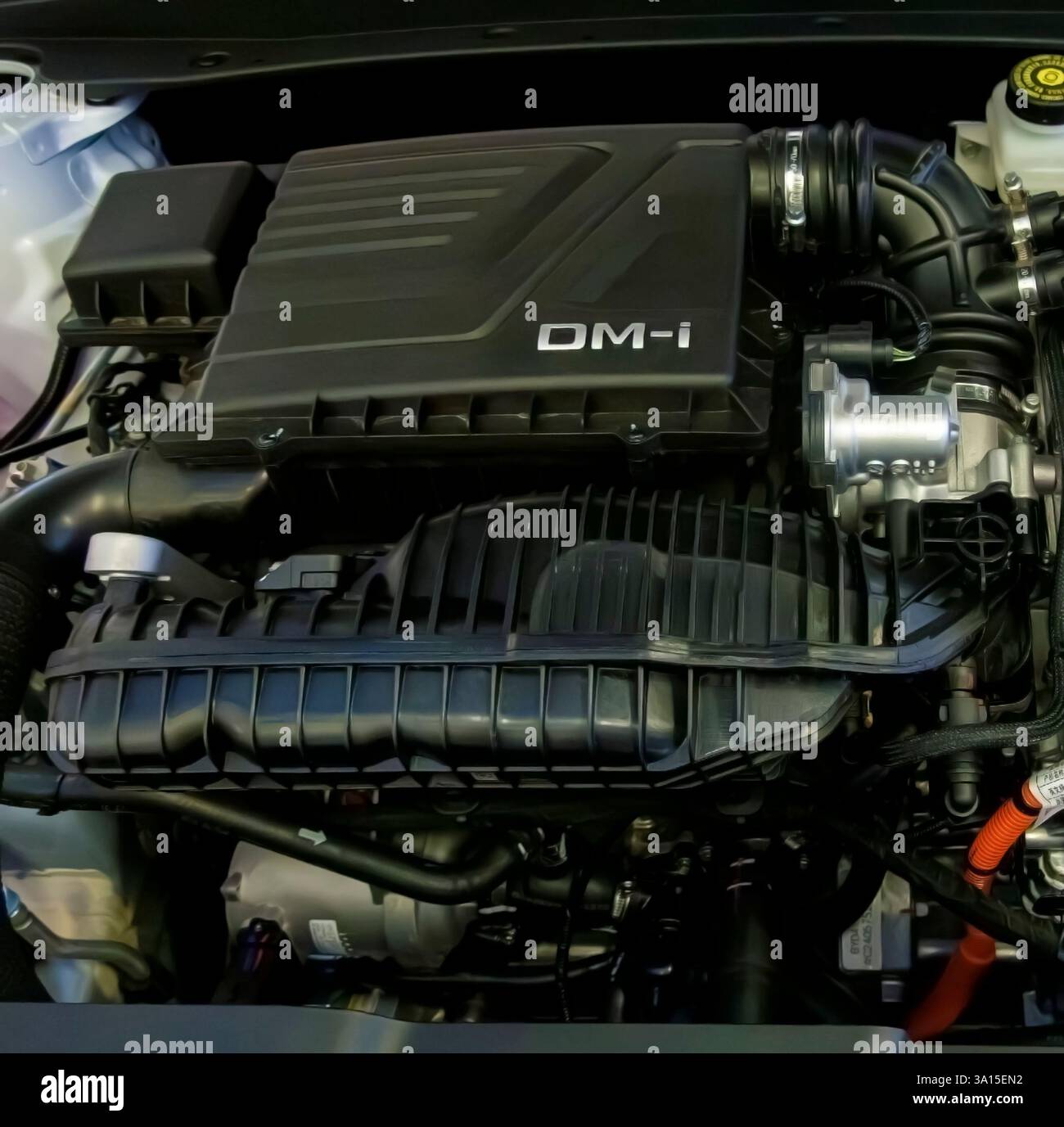 Moderne auto a motore Foto Stock