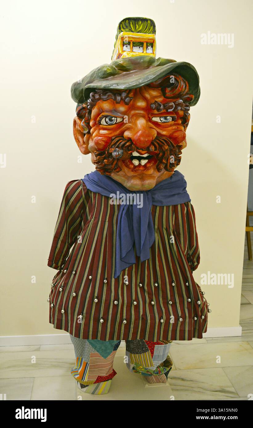 Casa della festa situata nel Museo della pelle di Igualada, Catalogna, Spagna Foto Stock