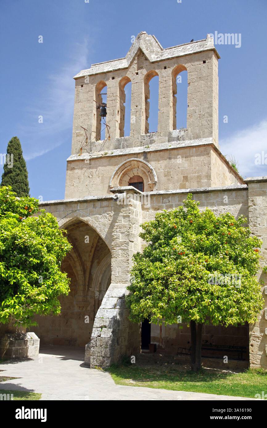 Monastero di Bellapais - Abbazia di Bellapais, Kyrenia, Cipro Foto Stock
