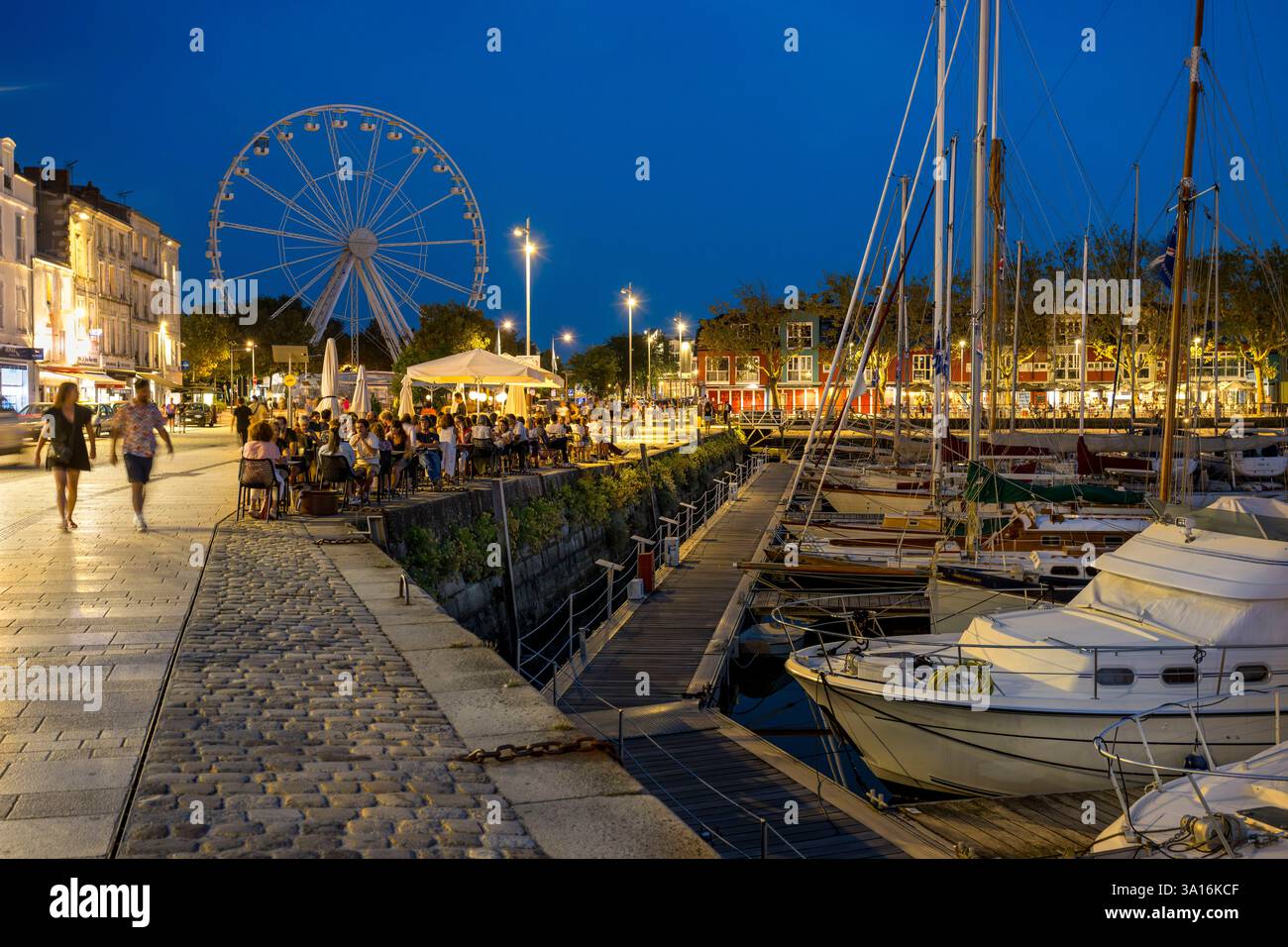 Francia, Charente Maritime, La Rochelle, la Darsena del Porto Vecchio Foto Stock