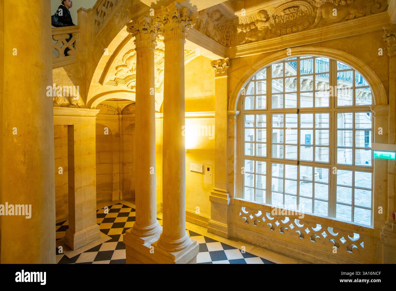 Francia, Parigi, le Marais, la residenza privata di Beauvais, Corte d'appello della Corte amministrativa di Parigi Foto Stock