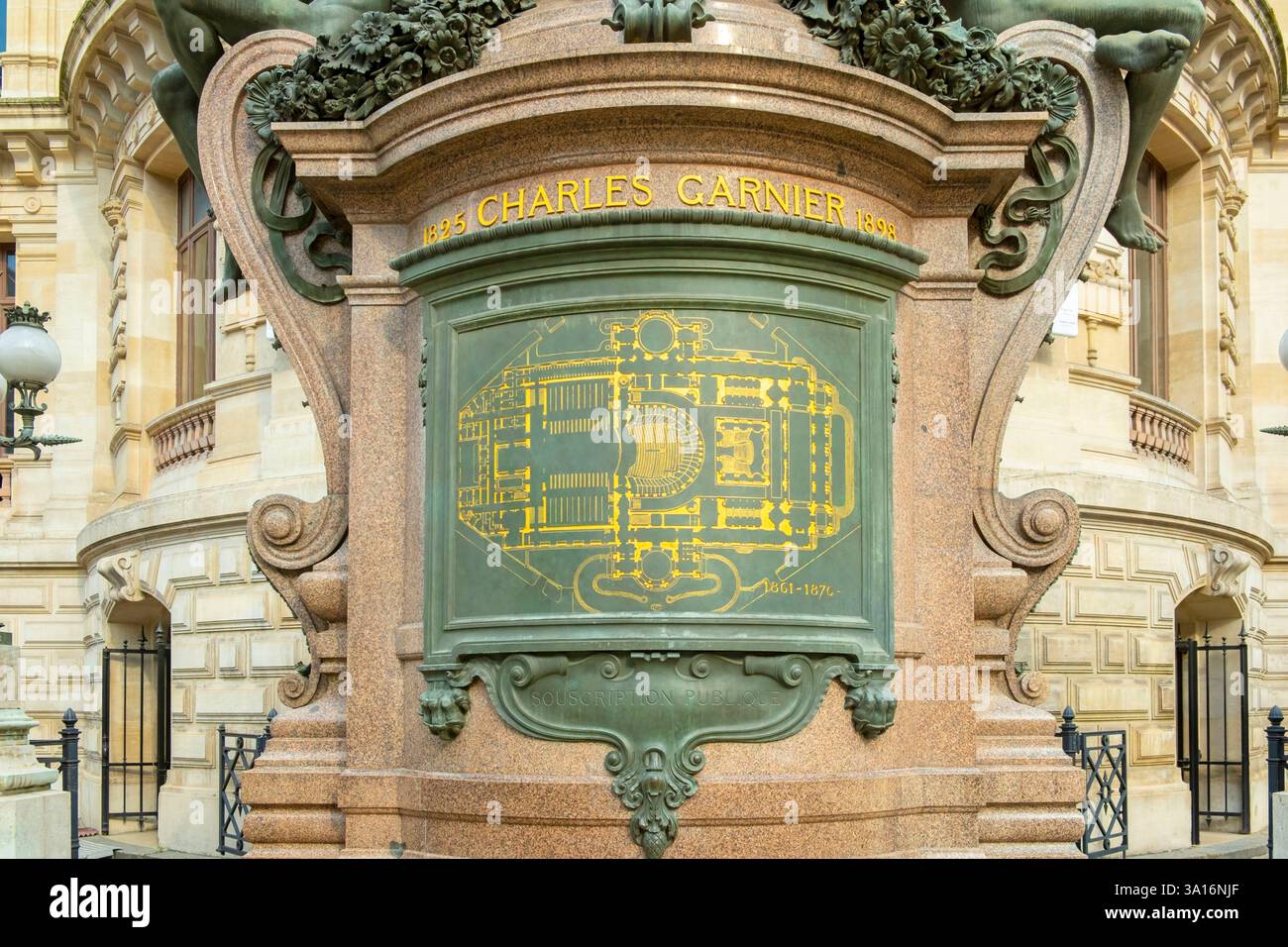 Francia, Parigi, Opéra Garnier, ripresa esterna Foto Stock