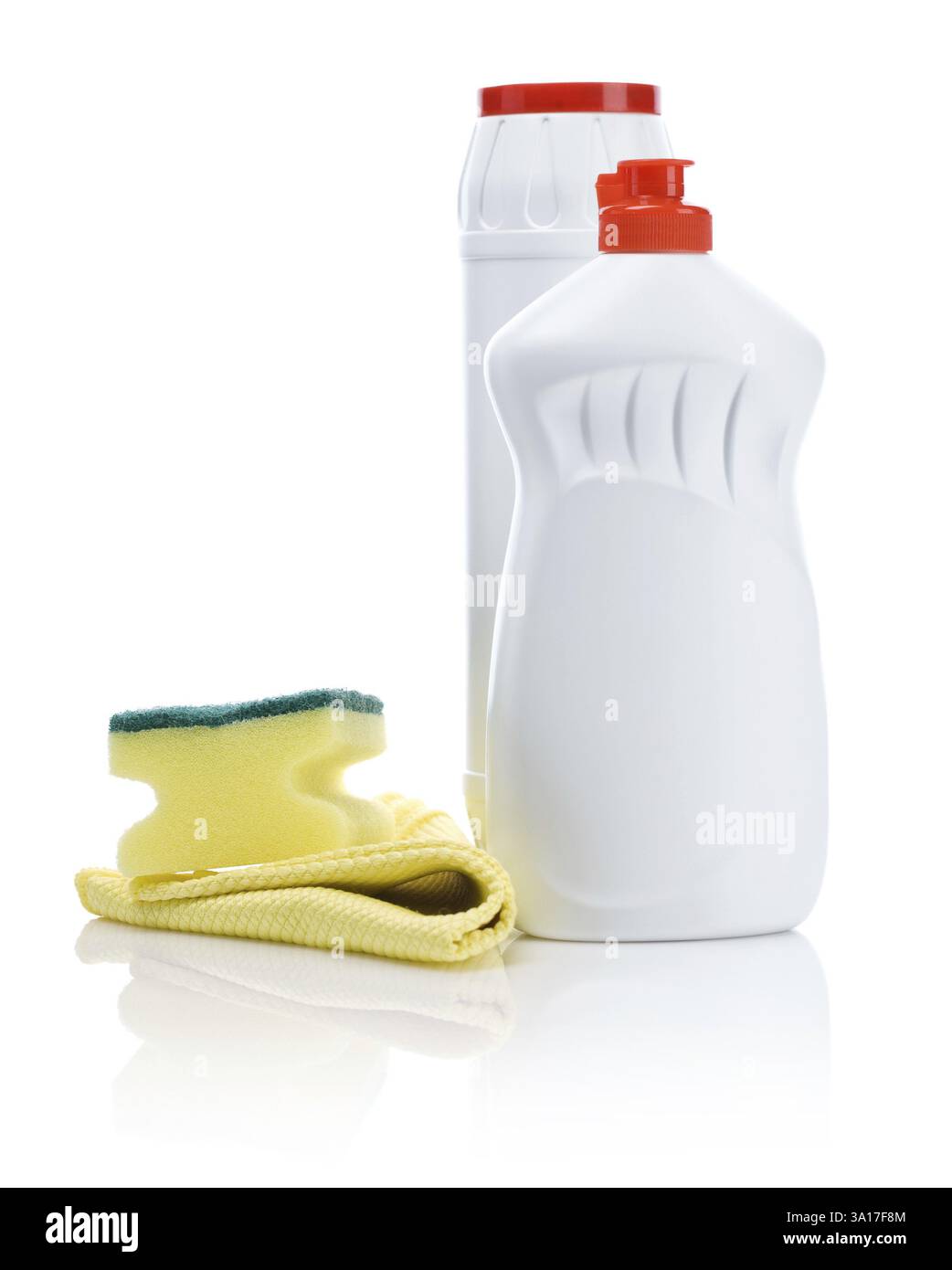 Accessori per la pulizia della cucina Foto Stock