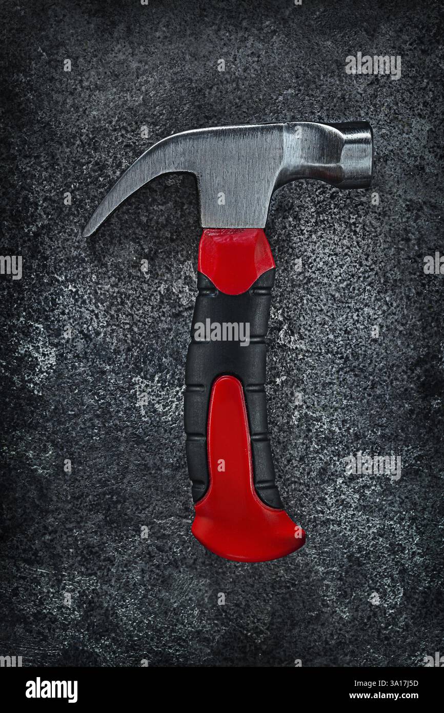 Mini martello a griffa di sicurezza Stabby con comoda cerniera morbida Foto Stock