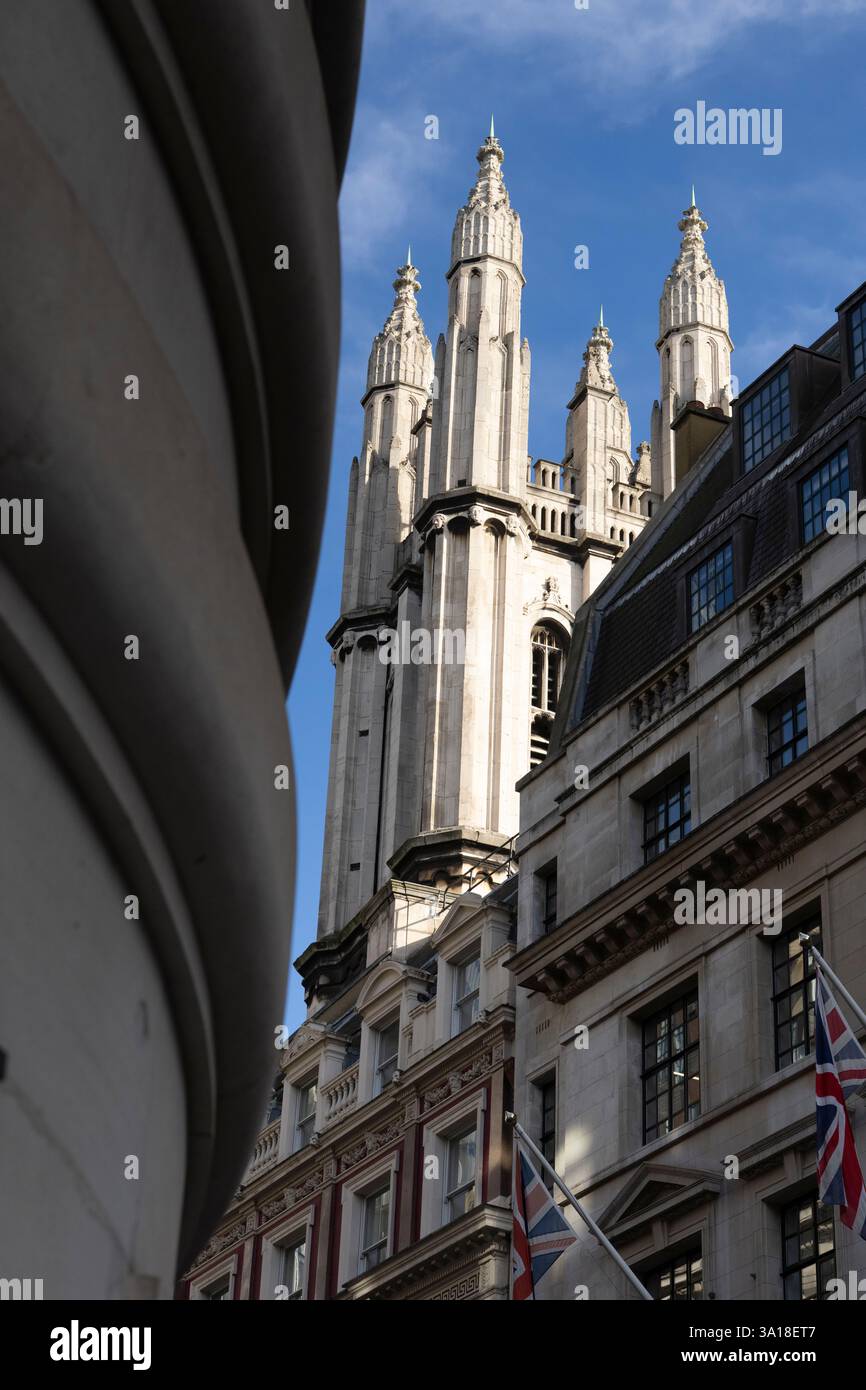 St Michael Cornhill, City of London, London EC3V 9DS Foto Stock