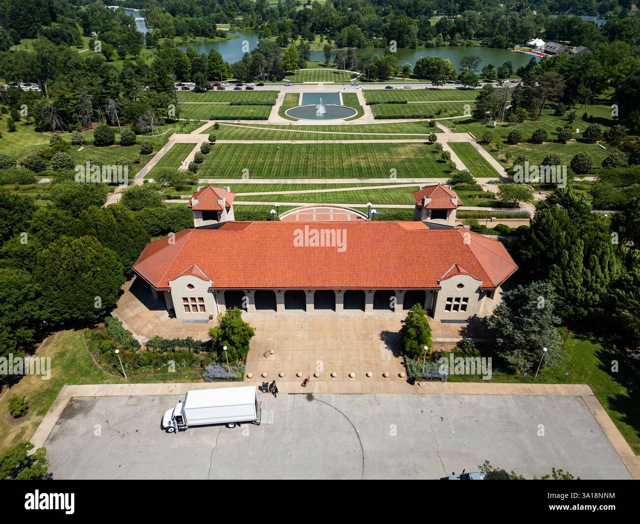 World's Fair Pavilion, Forest Park, St Louis, Missouri, USA Foto Stock