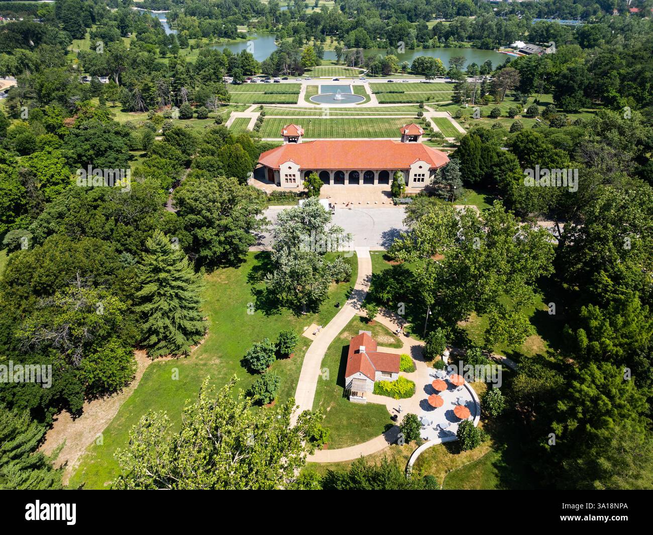 World's Fair Pavilion, Forest Park, St Louis, Missouri, USA Foto Stock