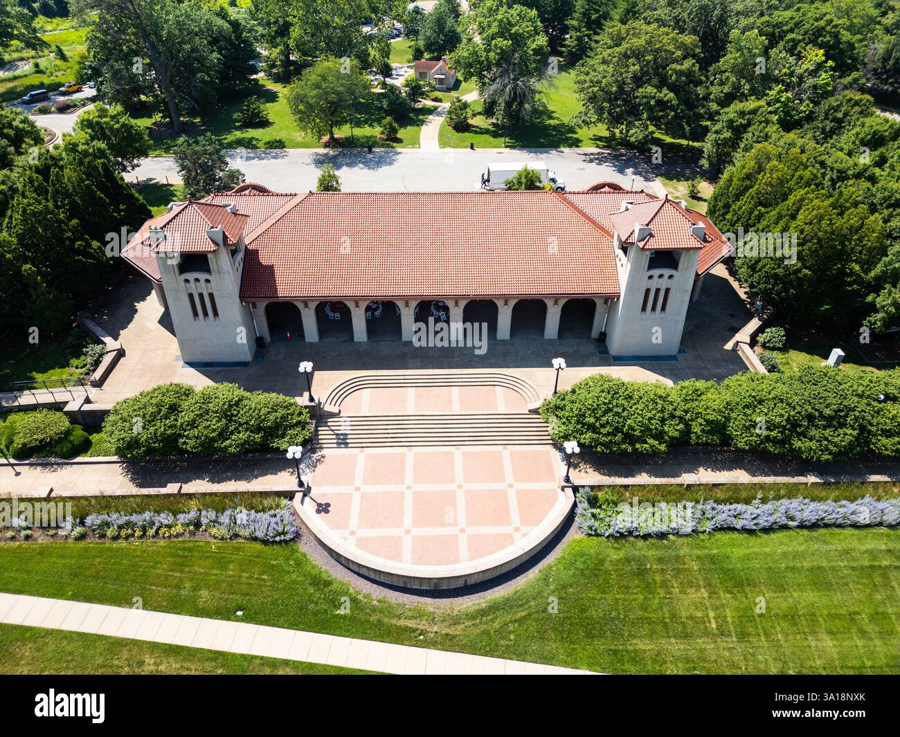 World's Fair Pavilion, Forest Park, St Louis, Missouri, USA Foto Stock