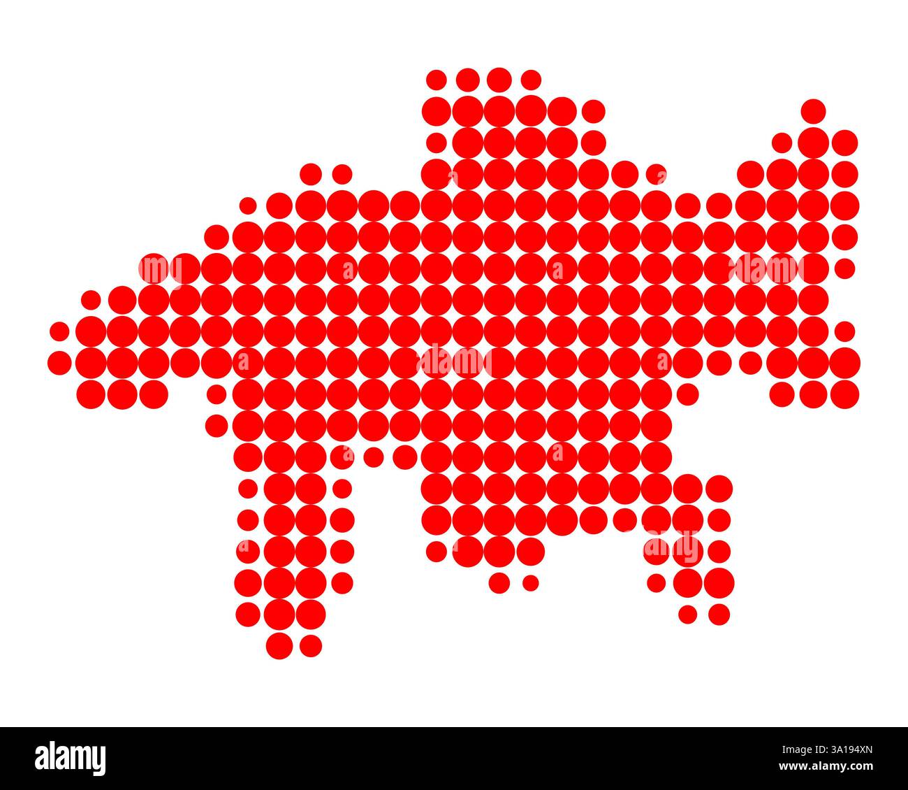 Mappa di Graubünden Foto Stock
