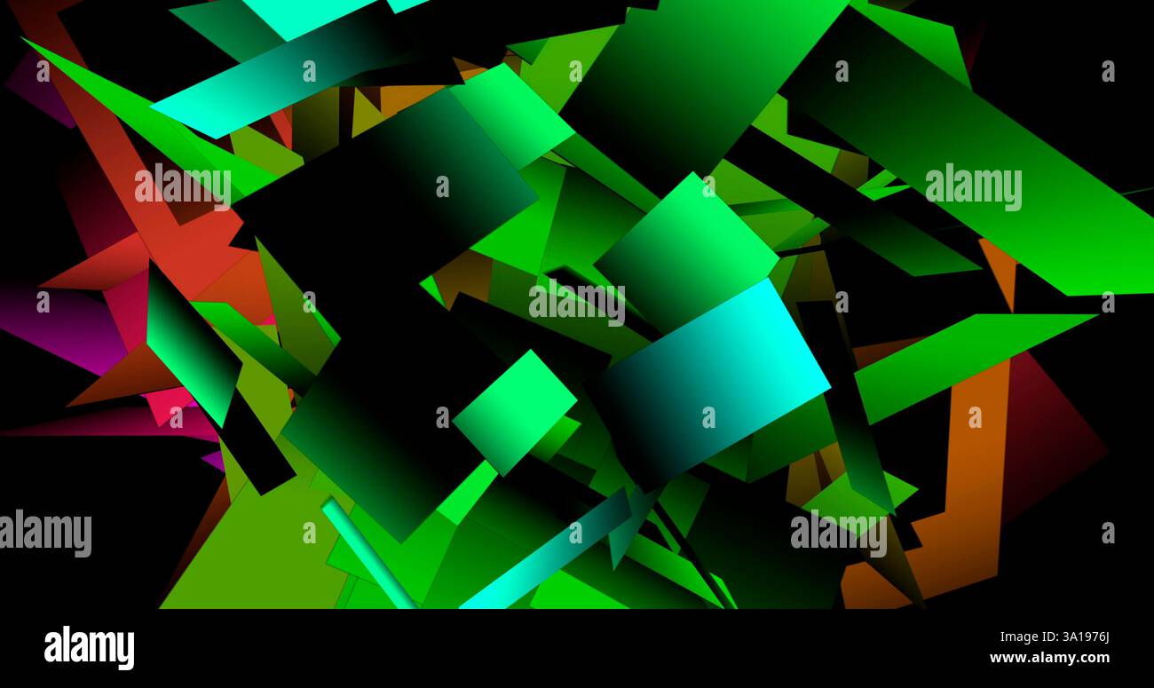 Computer immagine generata di fogli di vorticazione Foto Stock