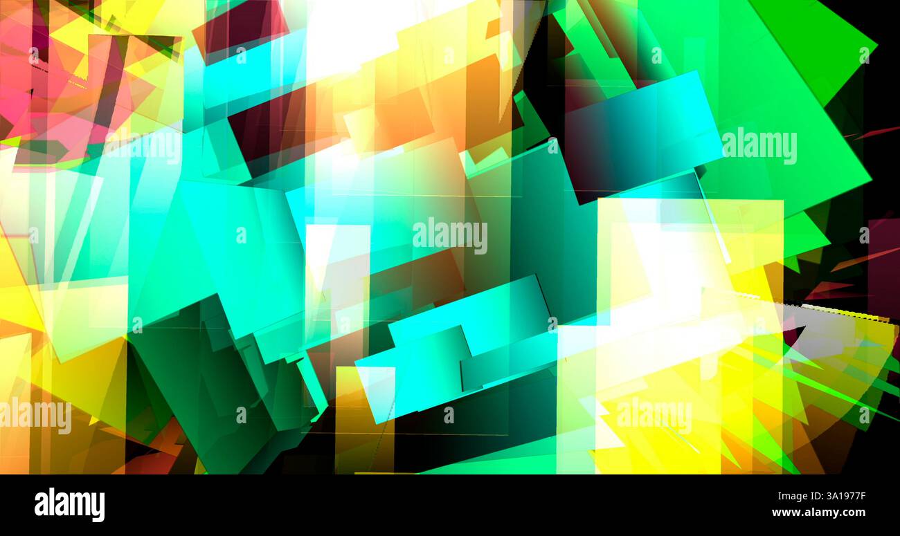 Computer immagine generata di fogli di vorticazione Foto Stock