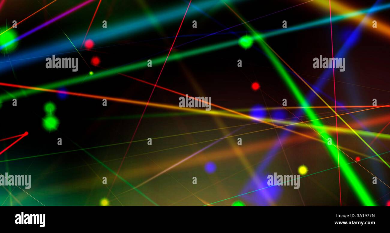 Computer immagine generata della mistica luci e forme Foto Stock