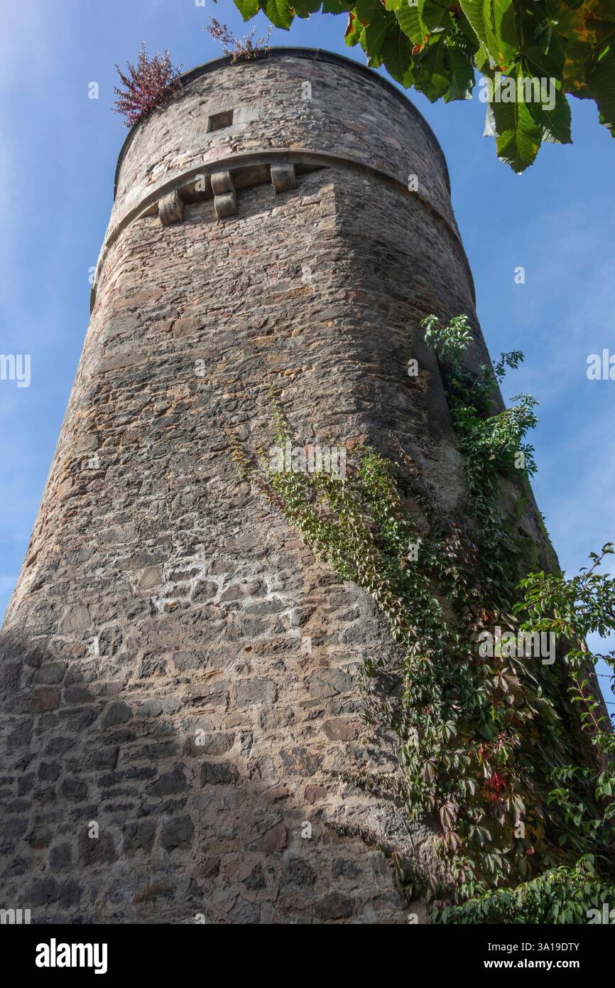 Torre delle streghe a Fulda a causa della caccia alle streghe Foto Stock