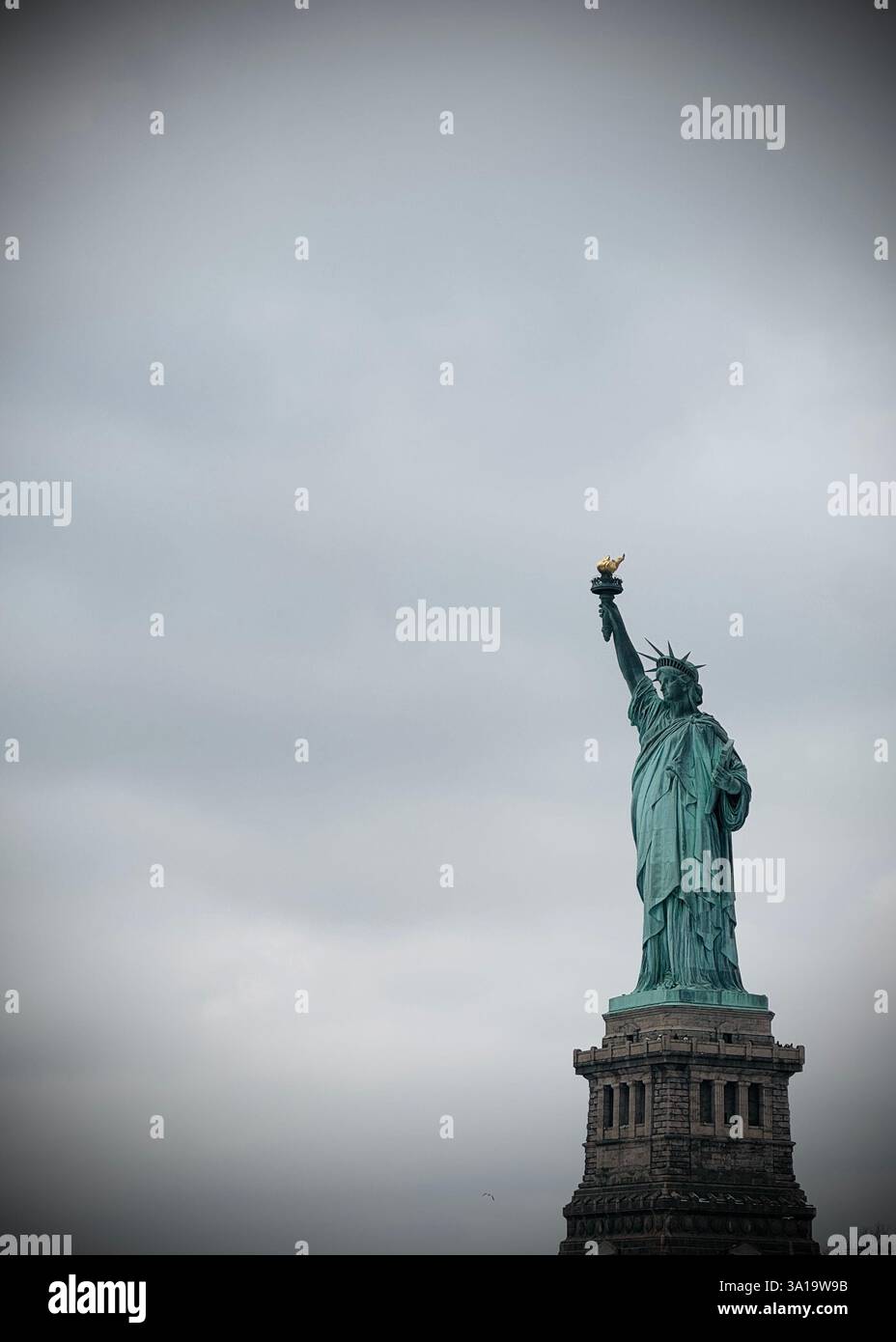 La statua della libertà a New York City, New York Foto Stock