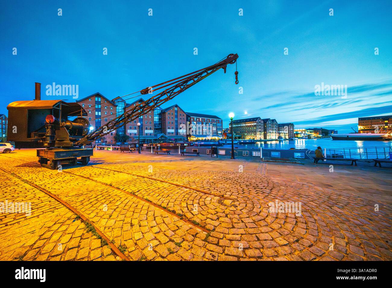 The Docks, Gloucester, Gloucestershire, Inghilterra, Regno Unito, Europa Foto Stock