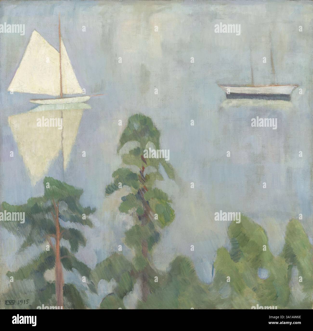 Mirroring, 1915. Foto Stock