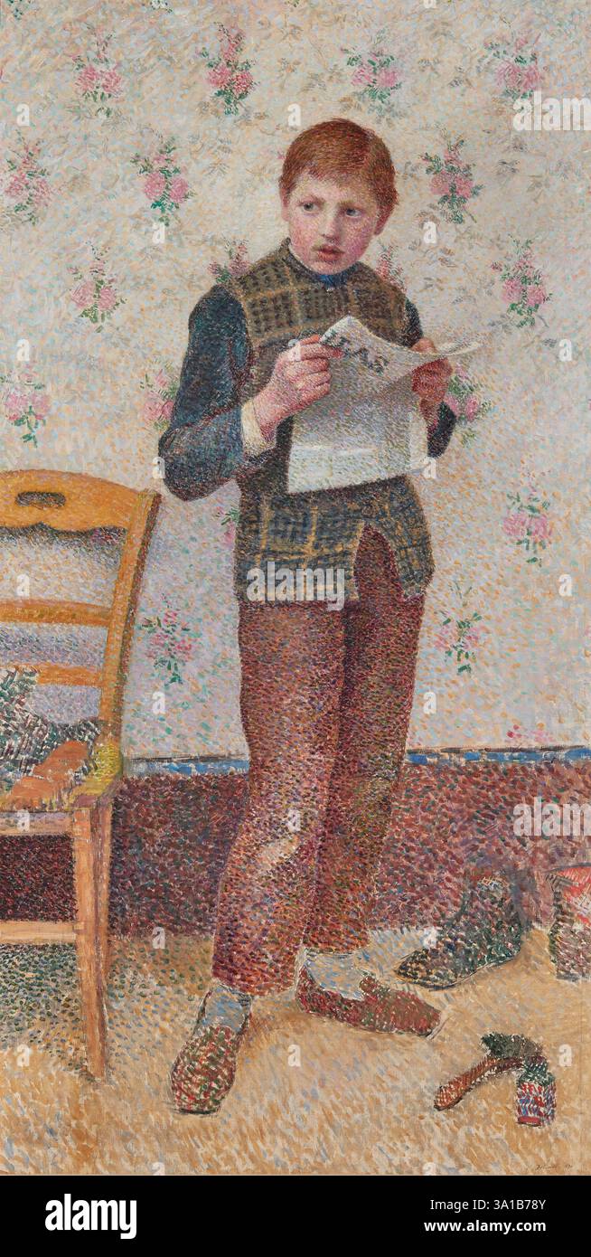 Il lucidatore per stivali, 1890. Foto Stock