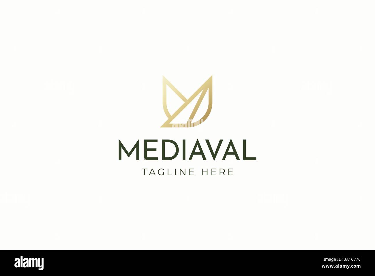 Elegante logo Vintage con elementi Royal e Luxury per il marchio Elite Illustrazione Vettoriale