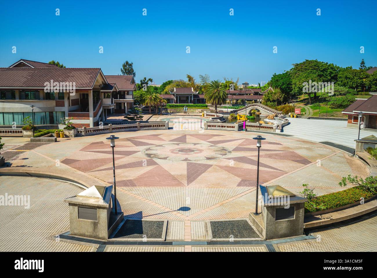 Centro d'arte del porto di Taichung situato nella città di Taichung, Taiwan Foto Stock