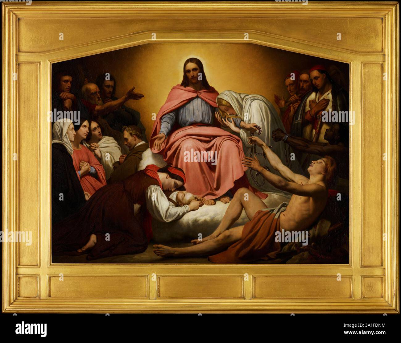 Christus Consolatore. Ary Scheffer. 1851. Foto Stock