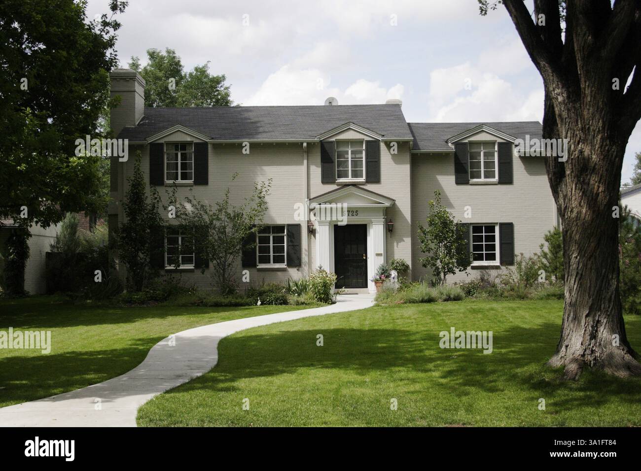 La casa fu costruita a metà del 1990, Denver, Stati Uniti d'America Foto Stock