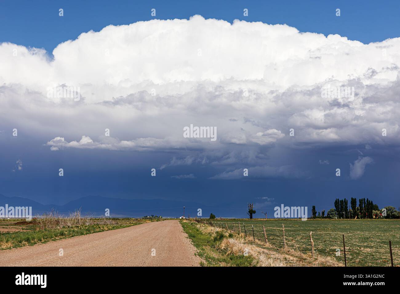Stormy Skies Over Colorado, USA Foto Stock