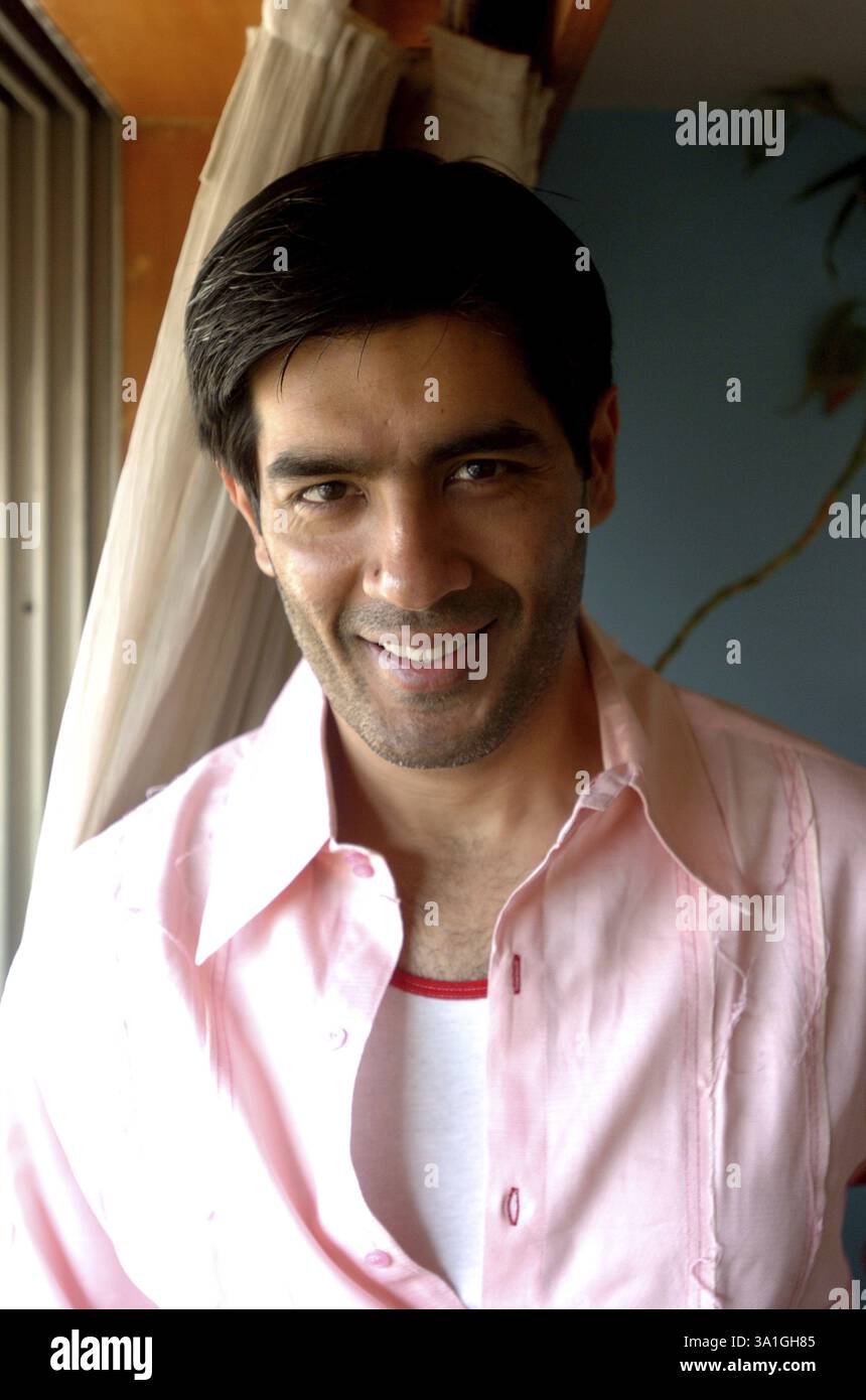 Lo stilista indiano Manish Malhotra nella sua residenza a Bandra, Bombay Mumbai, Maharashtra, India NO MR Foto Stock