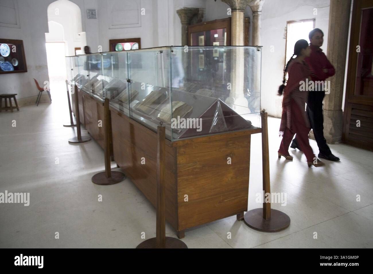 Sala museo del pubblico, forte di Lalbag, Dacca, Bangladesh, Asia Foto Stock
