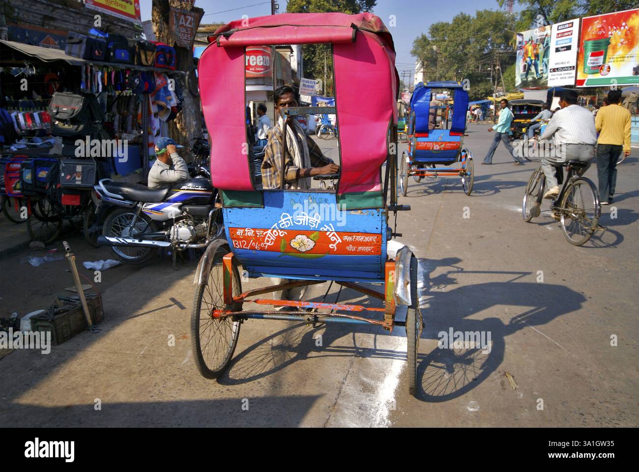 Ciclorisciò, Jabalpur, Madhya Pradesh, India, Asia Foto Stock