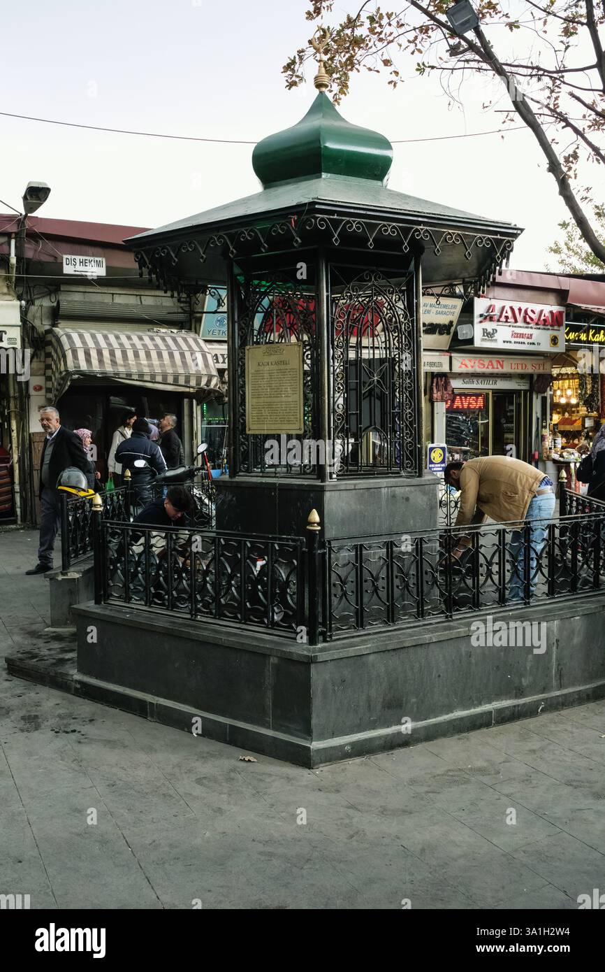 Gaziantep, Turchia, Turkiye. Fontana pubblica. Foto Stock