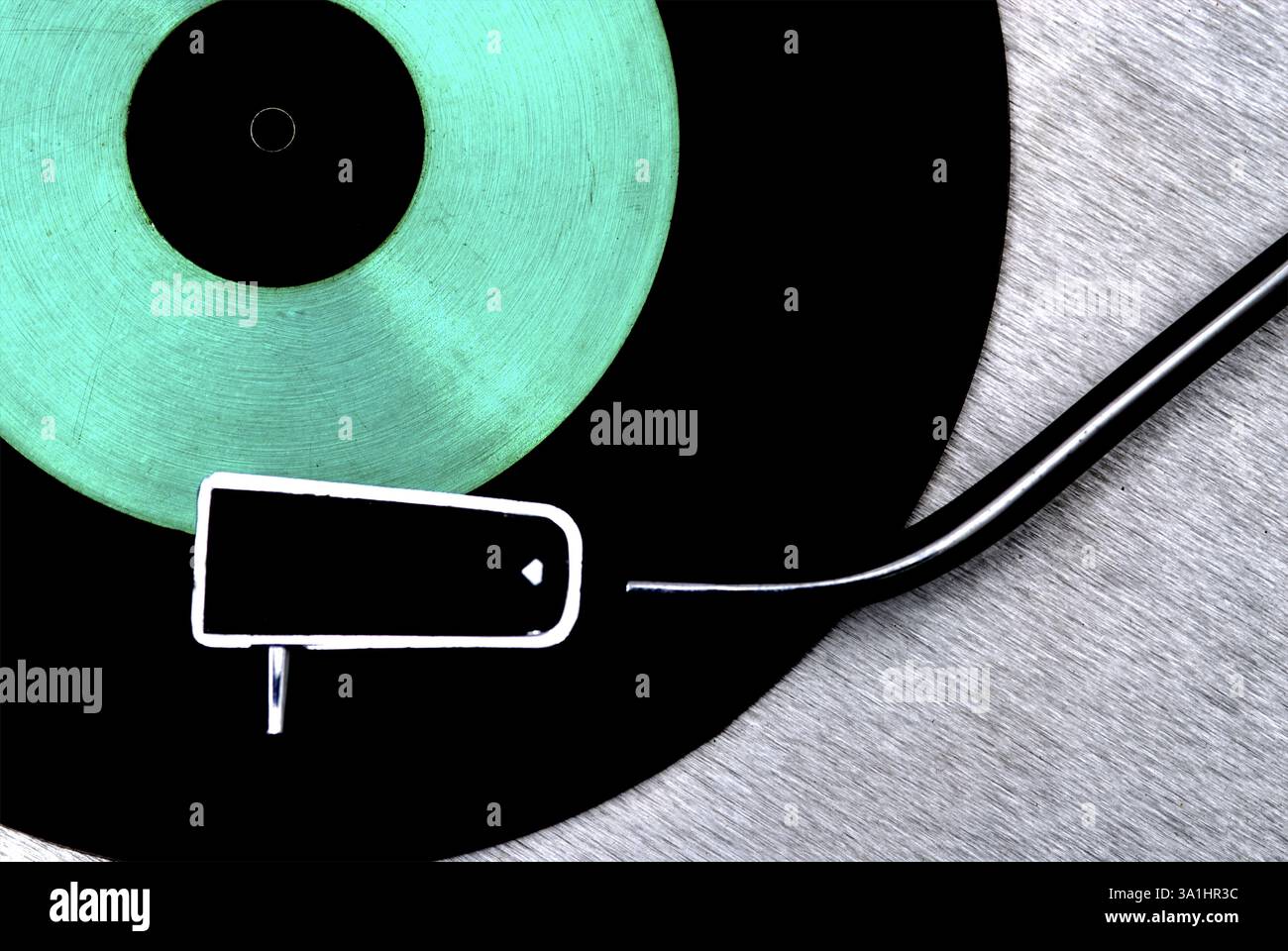 Vintage gramophone record giocatore Foto Stock