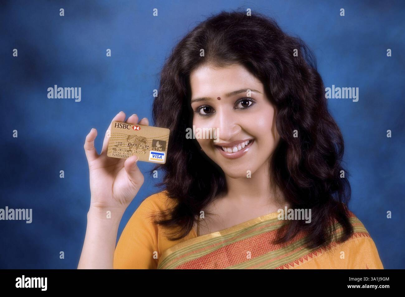 Medha Holding carta di credito, India MR# 690D. Foto Stock