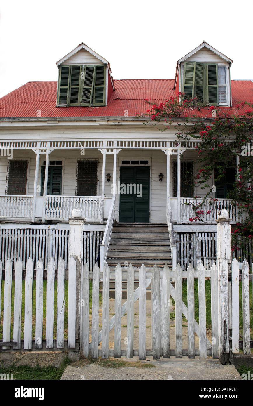 Casa, Belize, America centrale, America centrale Foto Stock