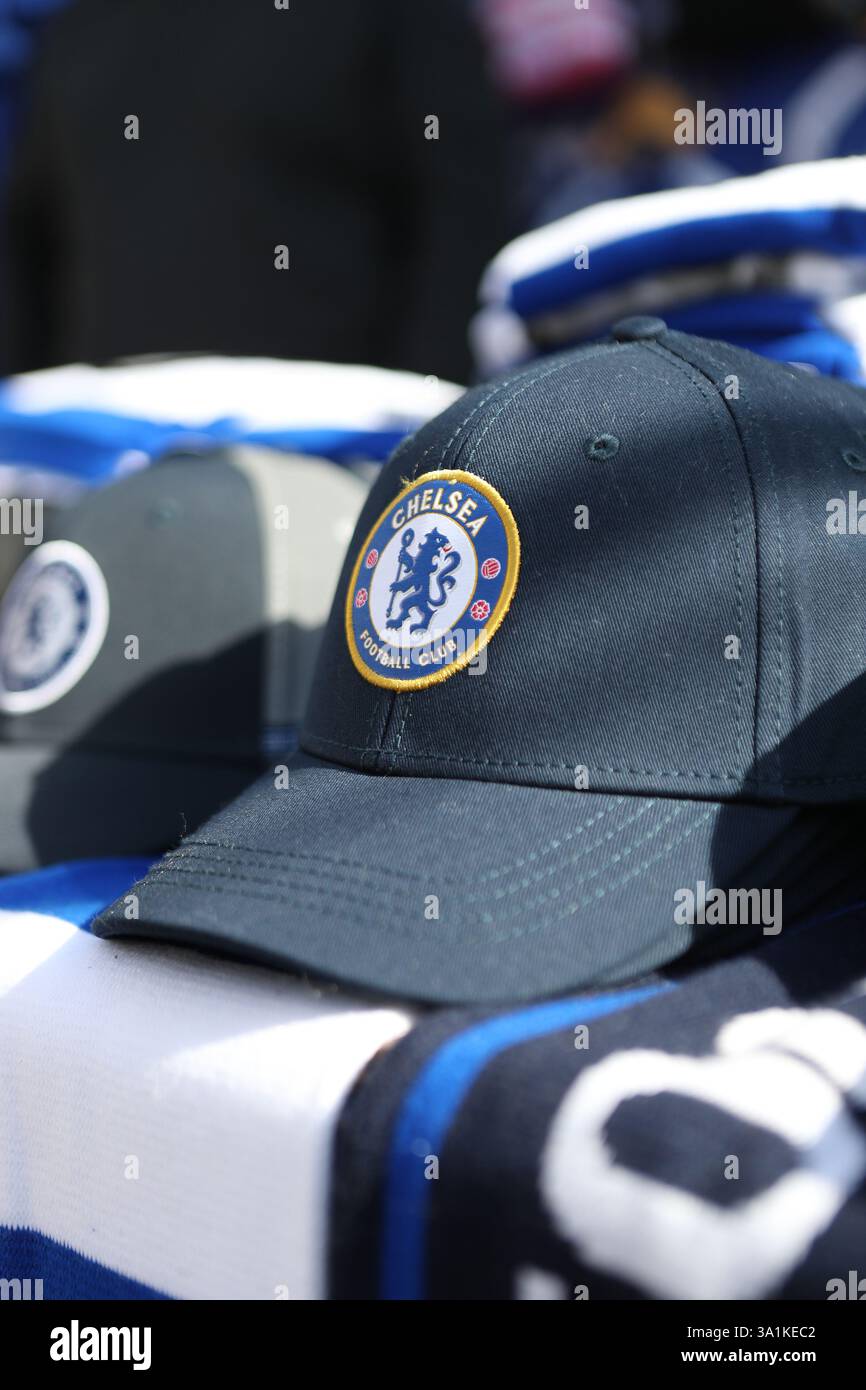 Londra, Regno Unito. 9 marzo 2025. Materiale promozionale del Chelsea durante la partita Chelsea FC vs Leicester City FC English Premier League allo Stamford Bridge, Londra, Inghilterra, Regno Unito il 9 marzo 2025 credito: Megan Ewens/Every Second Media Credit: Every Second Media/Alamy Live News Foto Stock