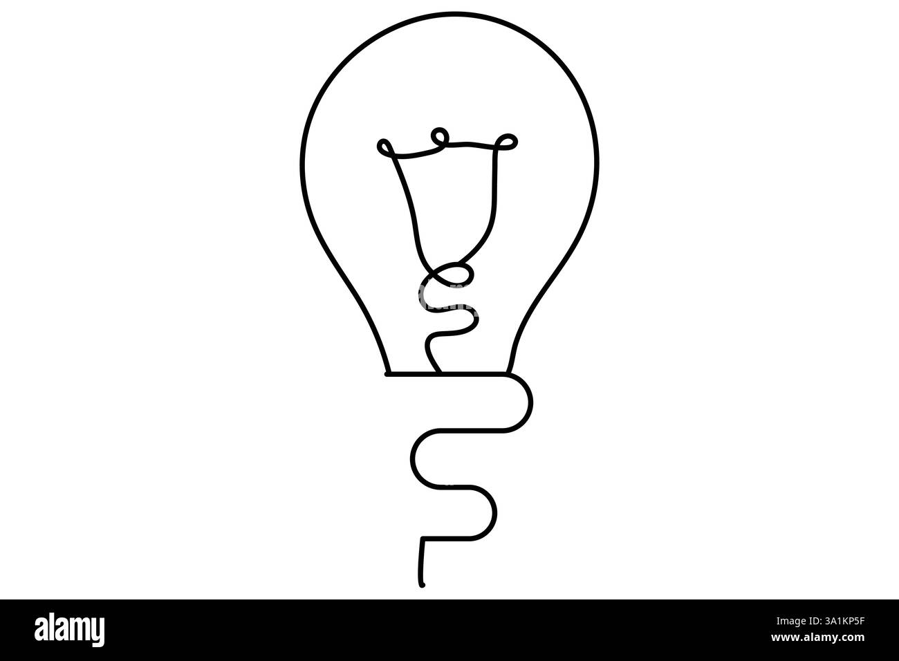 Lampada continua a una sola linea semplice con un vettore di contorno dell'icona a forma di cuore Illustrazione Vettoriale