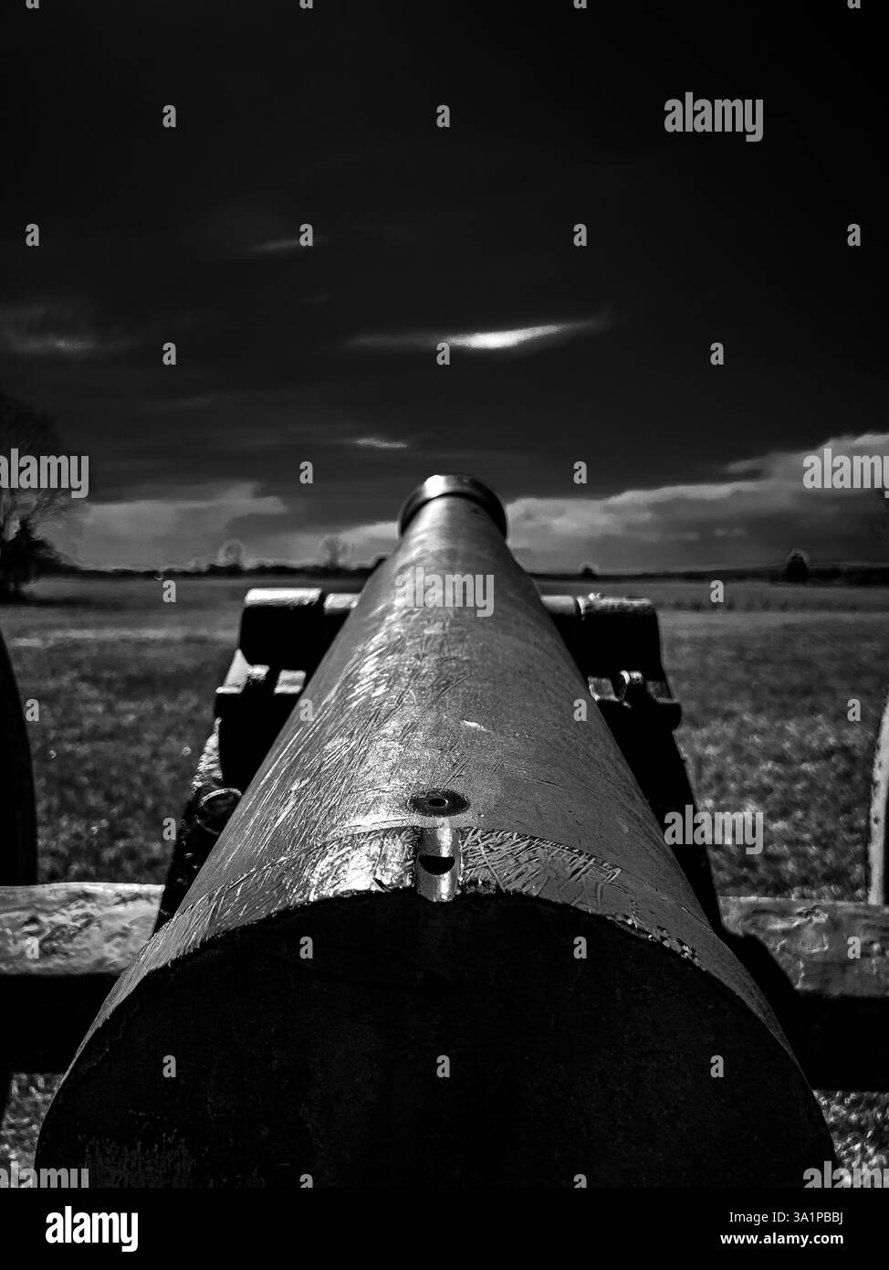 Cannon al Manassas National Battlefield Foto Stock