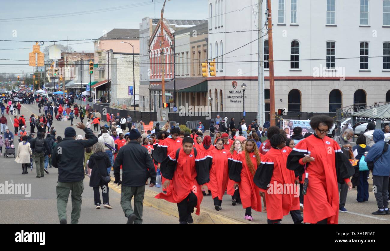 Selma Alabama Bloody Sunday 60th Anniversary 2025 Foto Stock