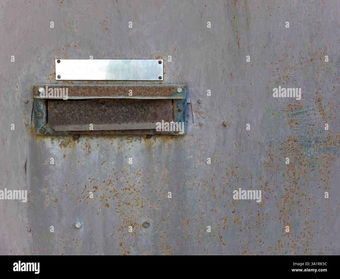 cassetta delle lettere rusty Foto Stock