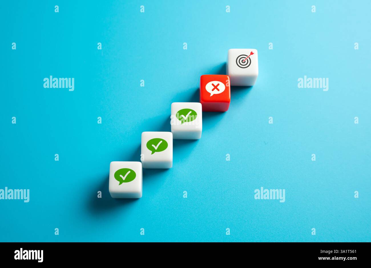 Ottenete il permesso negato sulla strada per il vostro obiettivo. Un divieto categorico alla massima autorità decisionale, anche se non vi erano state rivendicazioni fino a questo momento Foto Stock