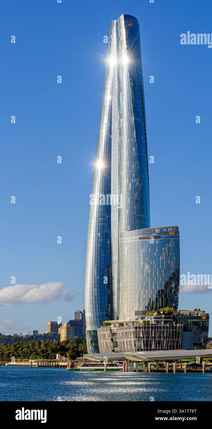 Crown Towers Sydney, Barangaroo, Sydney, New South Wales, Australia Foto Stock