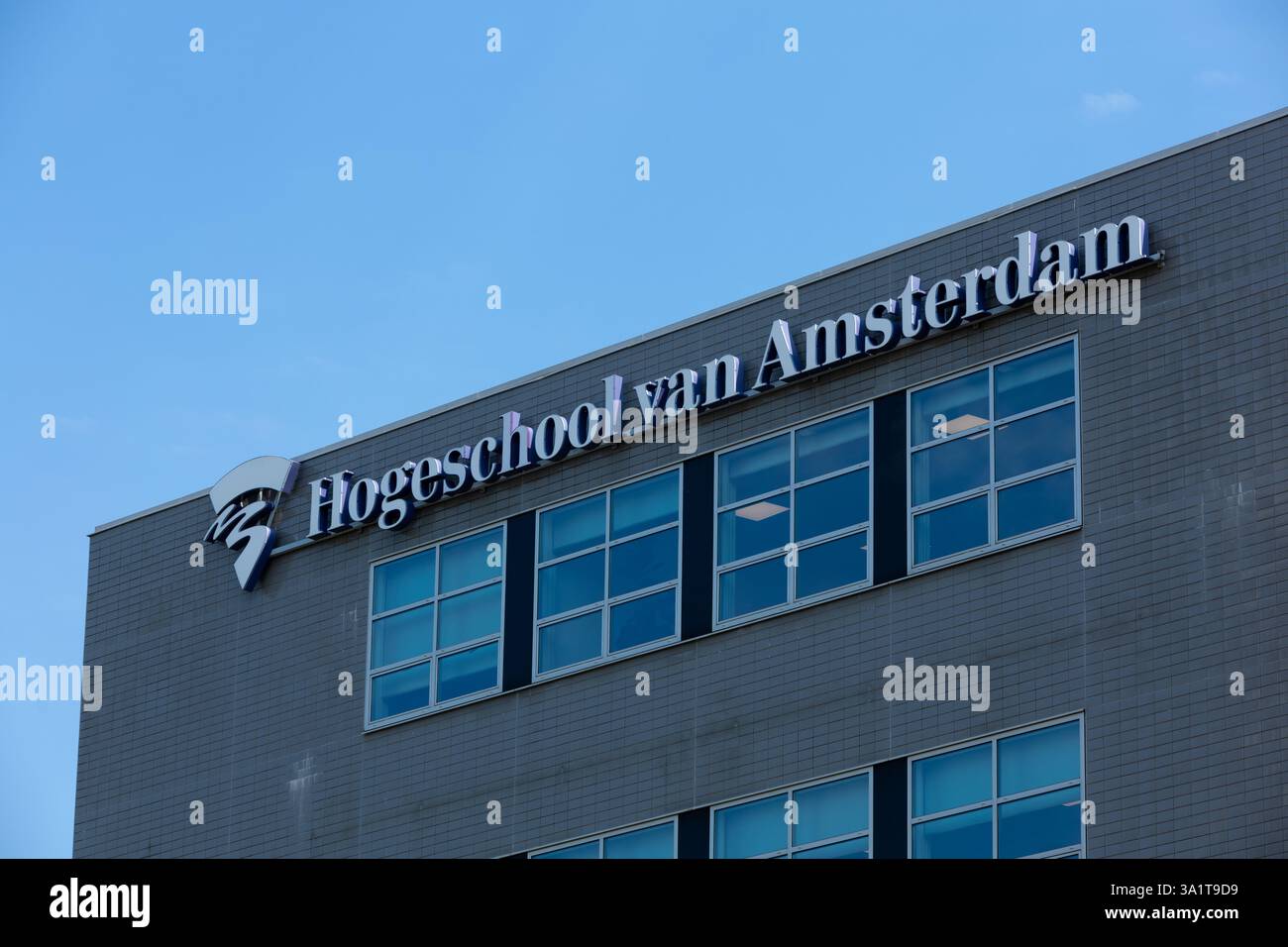 Hogeschool van Amsterdam è un istituto di istruzione superiore. Foto Stock