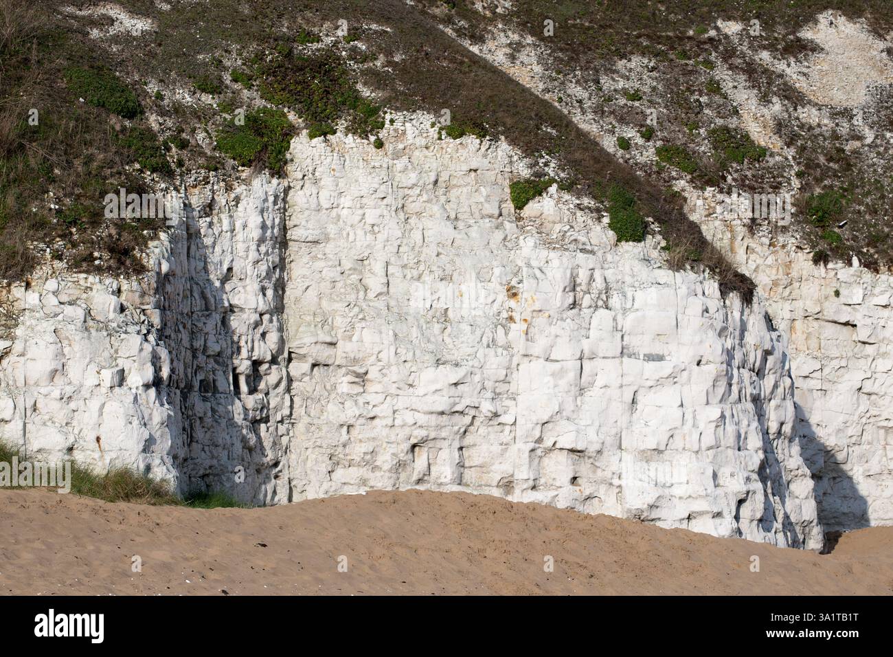 Botany Bay è una baia isolata, situata tra Margate e Broadstairs, che offre splendide vedute delle bianche scogliere e del mare Foto Stock