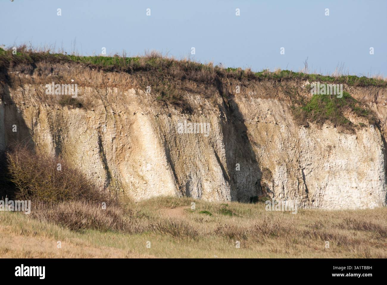 Botany Bay è una baia isolata, situata tra Margate e Broadstairs, che offre splendide vedute delle bianche scogliere e del mare Foto Stock