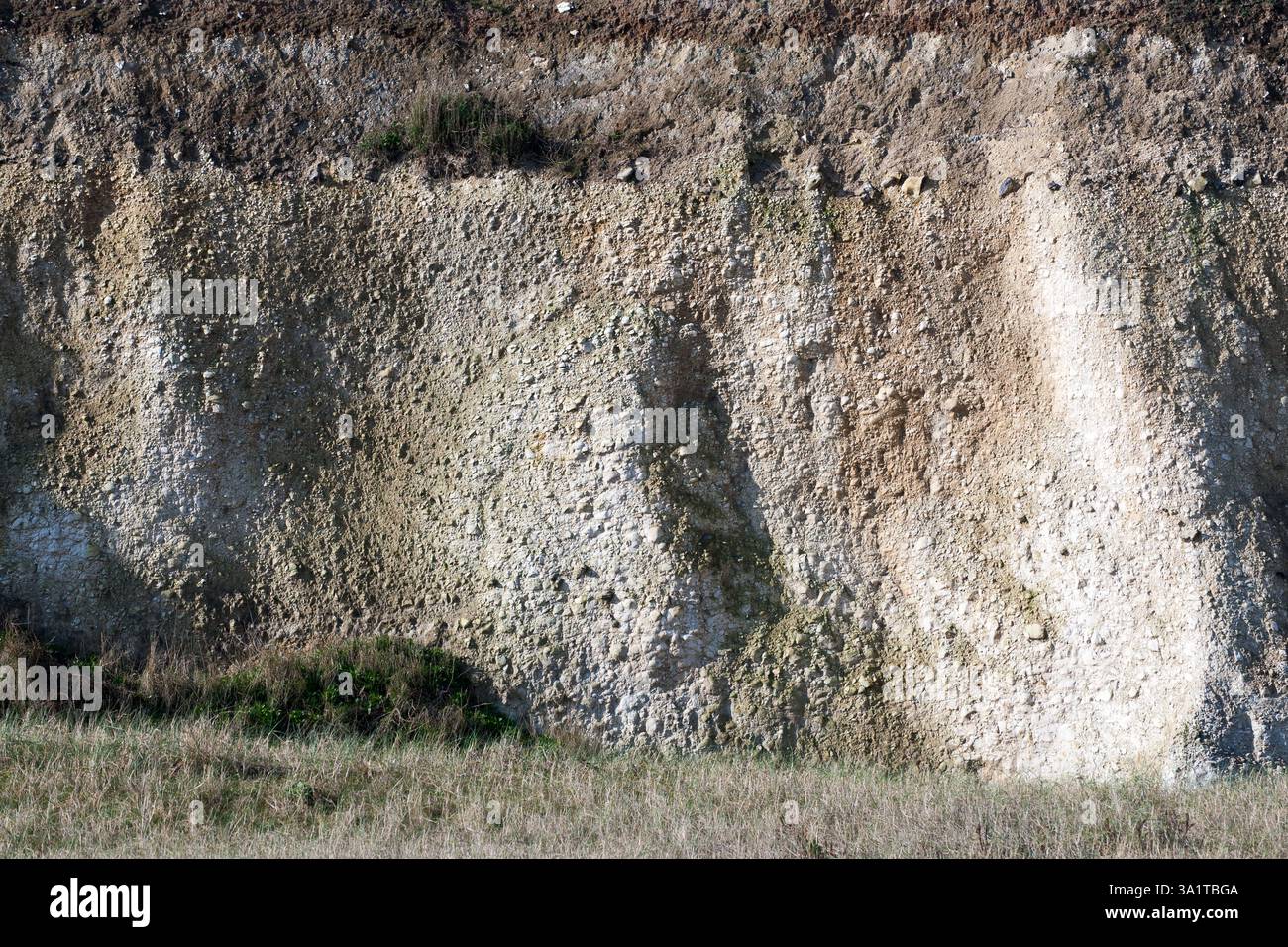 Botany Bay è una baia isolata, situata tra Margate e Broadstairs, che offre splendide vedute delle bianche scogliere e del mare Foto Stock