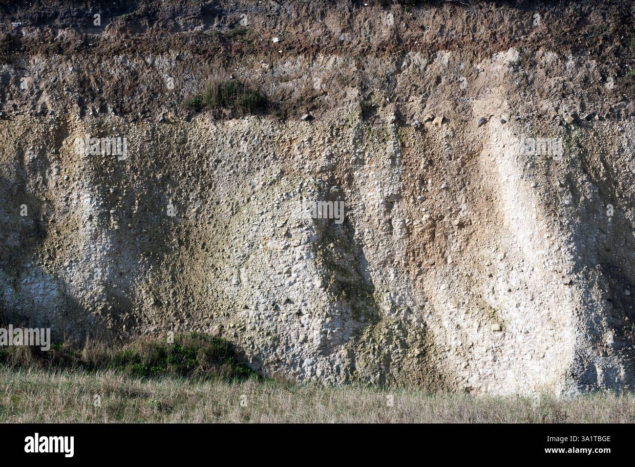 Botany Bay è una baia isolata, situata tra Margate e Broadstairs, che offre splendide vedute delle bianche scogliere e del mare Foto Stock